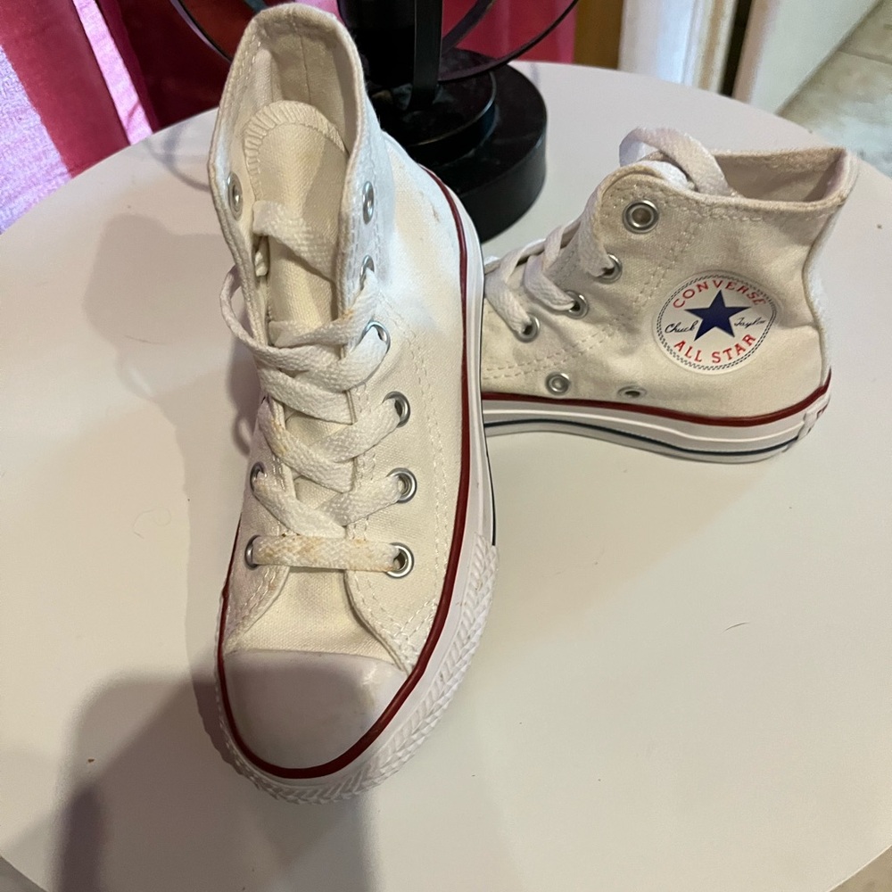 Converse White and Blue All Star Sneakers